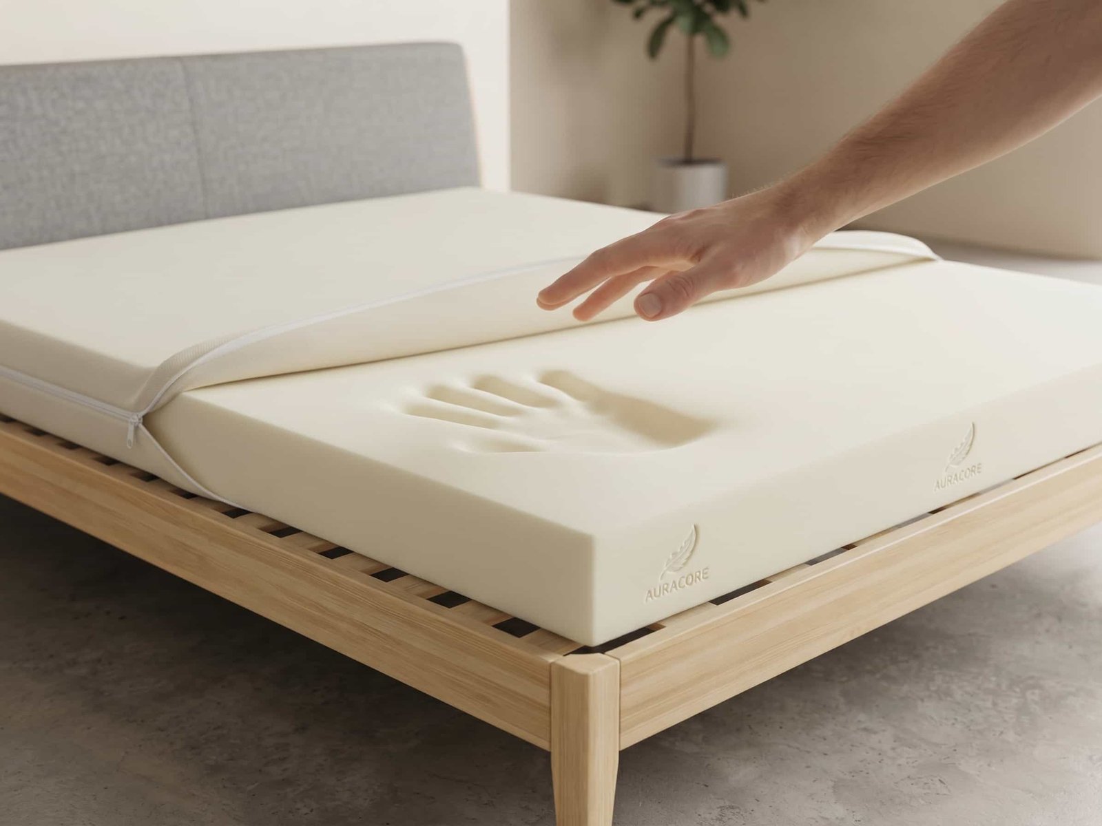 2 Inch Memory Foam Mattress Topper – Premium Comfort